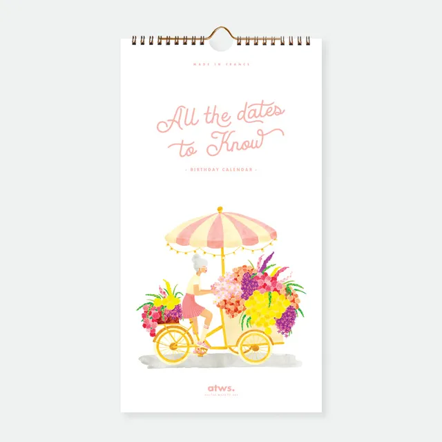 all-the-ways-to-say-calendrier-anniversaires-mural-12-mois image 1