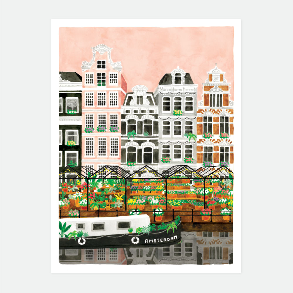 all-the-way-to-say-amsterdam-affiche-50x70-cm-grand image 1