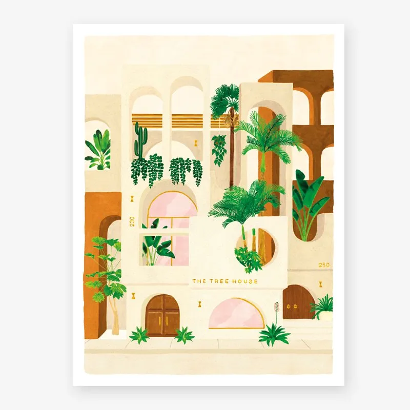 all-the-ways-to-say-tulum-affiche-tropicale-medium-29-7x39-7 image 1