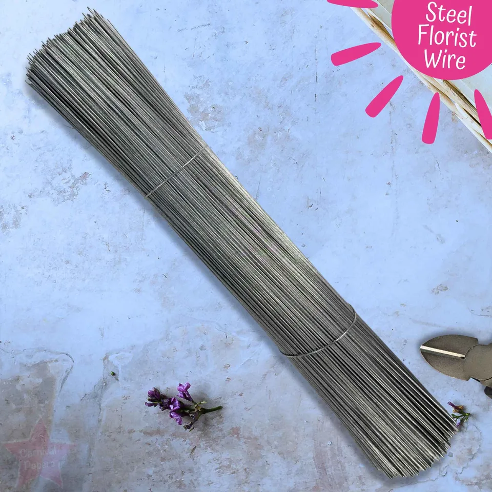 carnival-papers-modelling-wire-fil-fleuriste-30cm-2-5kg-galvanis image 1