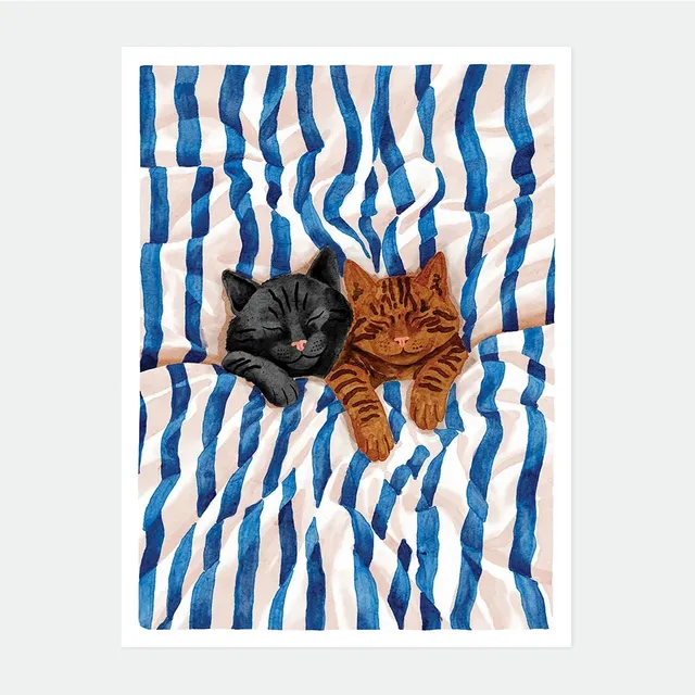 all-the-ways-to-say-sleeping-cats-affiche-18x24-chats image 1