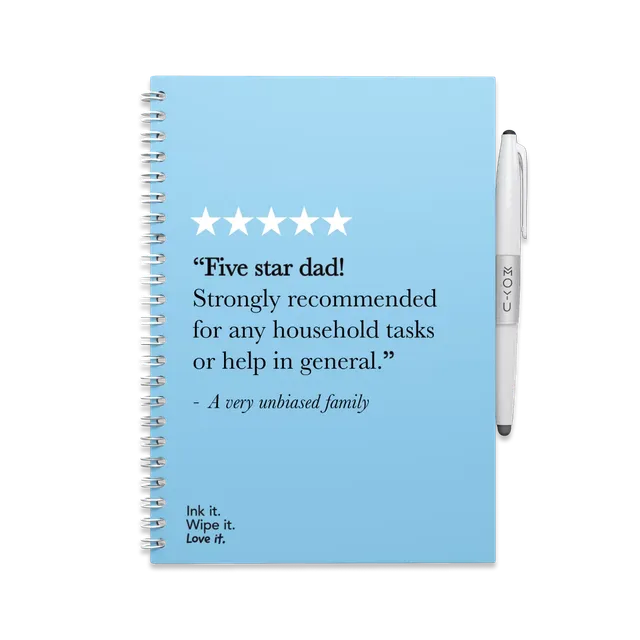 moyu-erasable-notebooks-a5-father-s-day-carnet-effa-able image 1