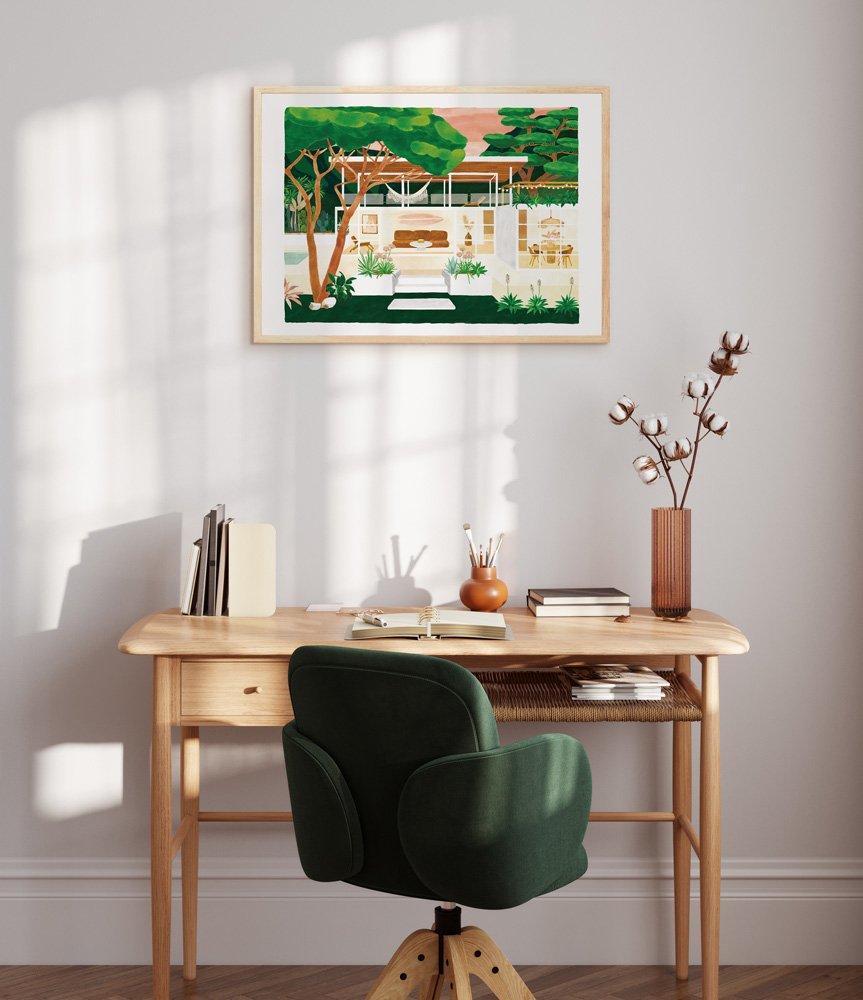 all-the-way-to-say-brisbane-affiche-petit-18x24-tropical image 2