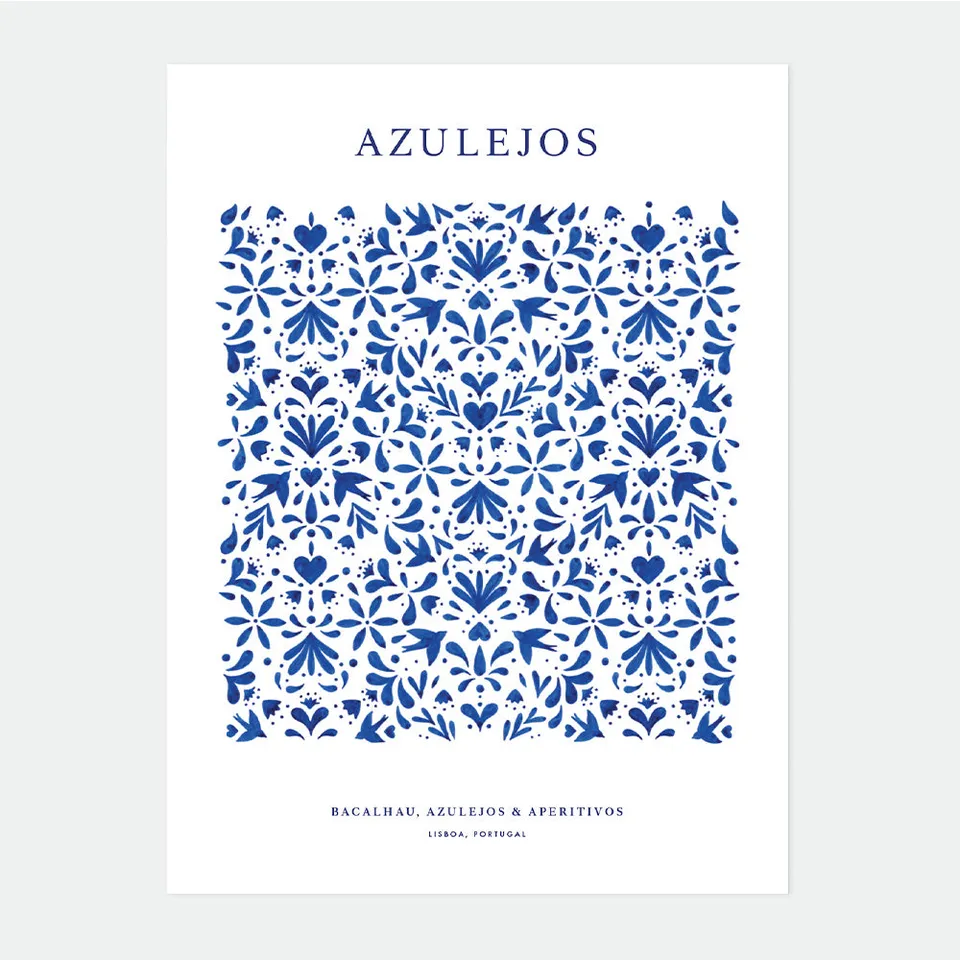 all-the-ways-to-say-azulejos-affiche-29-7x39-7-cm image 1