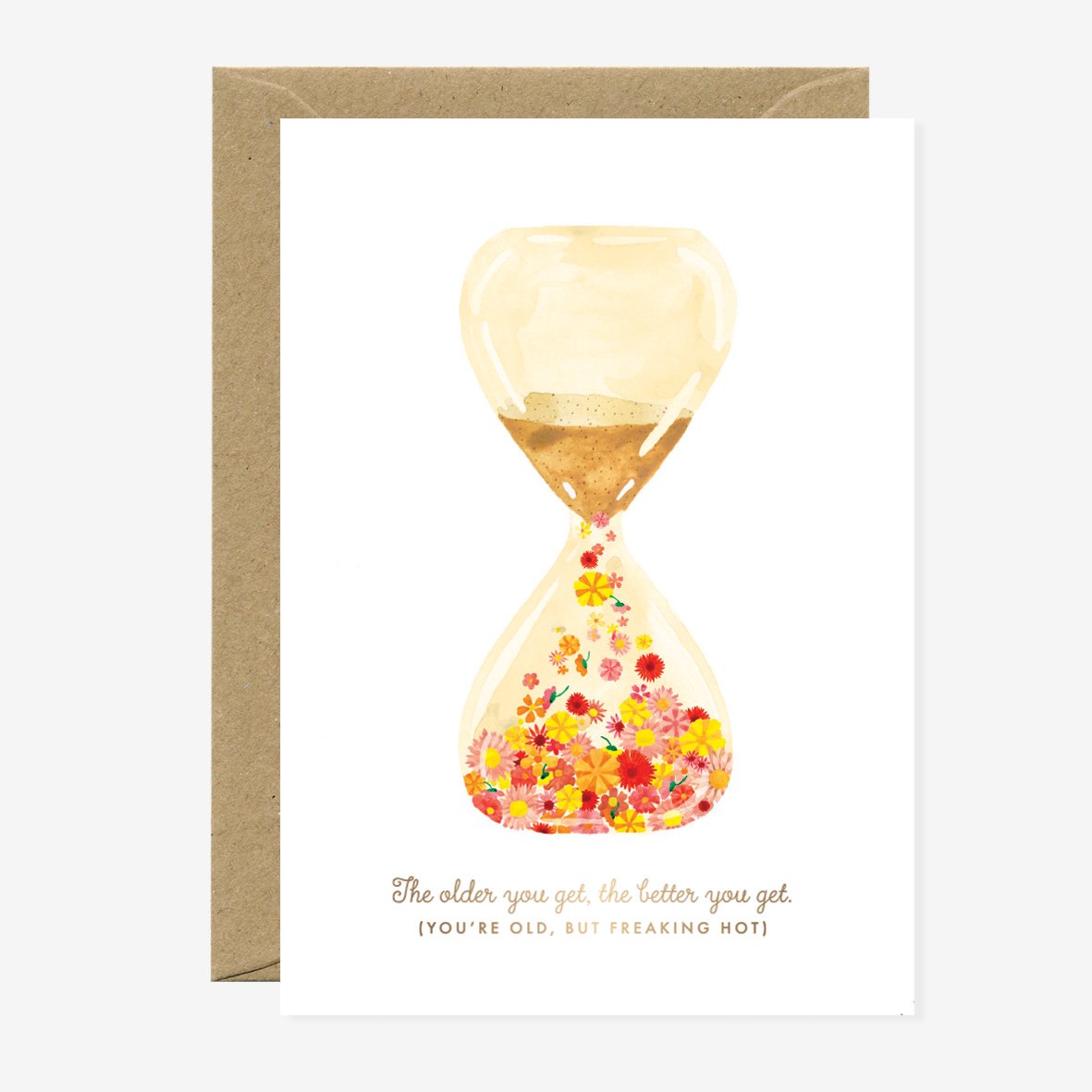 all-the-way-to-say-sablier-love-carte-anniversaire-a6 image 1