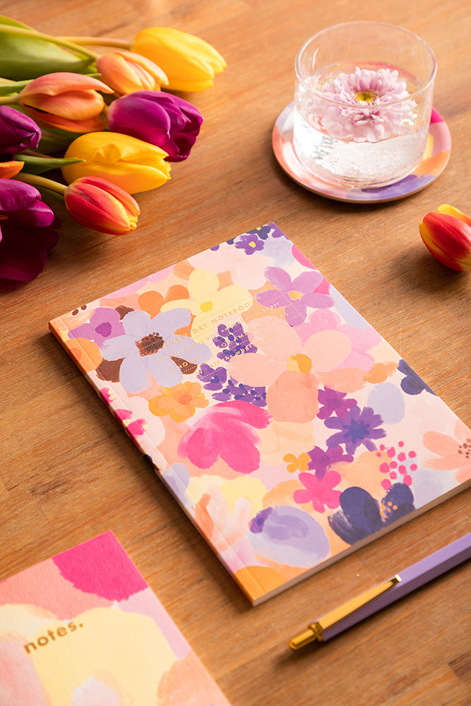 all-the-ways-to-say-flower-garden-carnet-a5-fleurs-dorure image 2