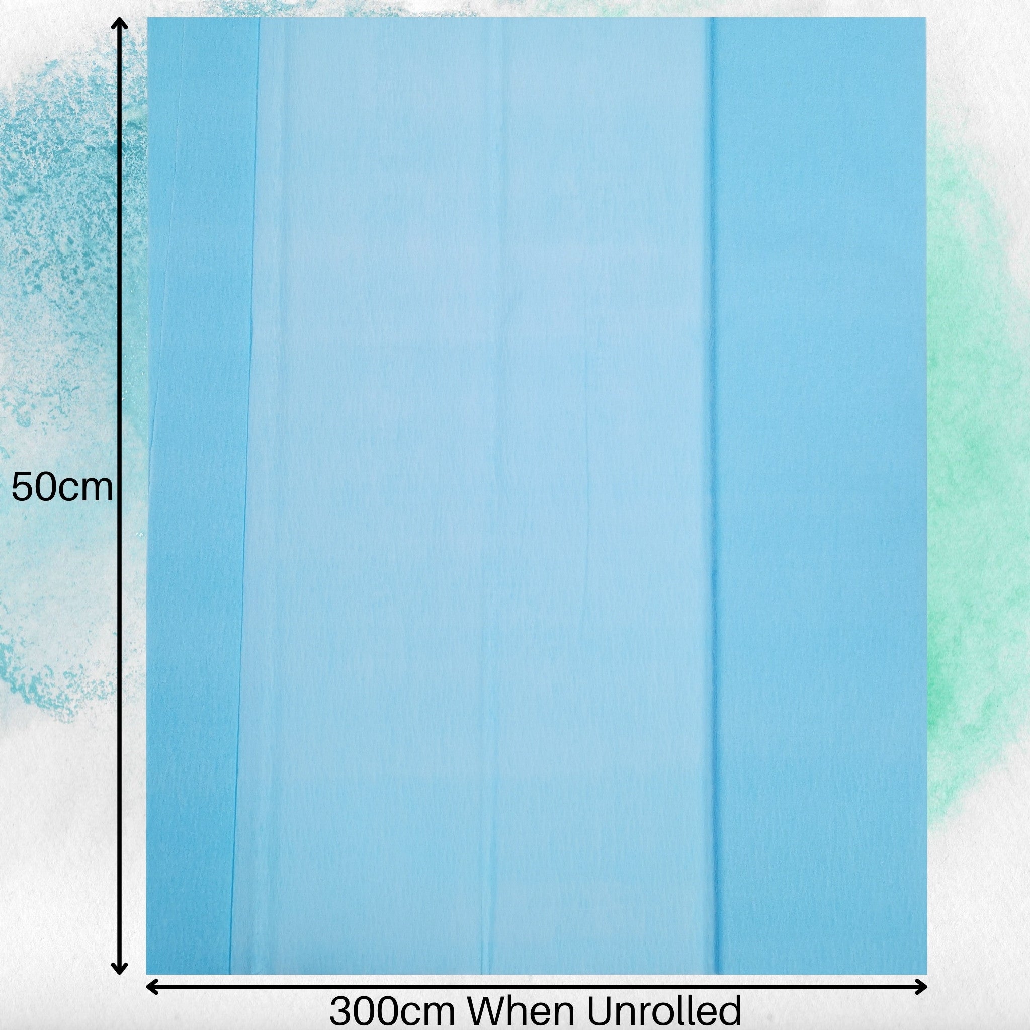 carnival-papers-crepe-bleu-clair-papier-cr-pon-50x300-cm-fleurs image 6