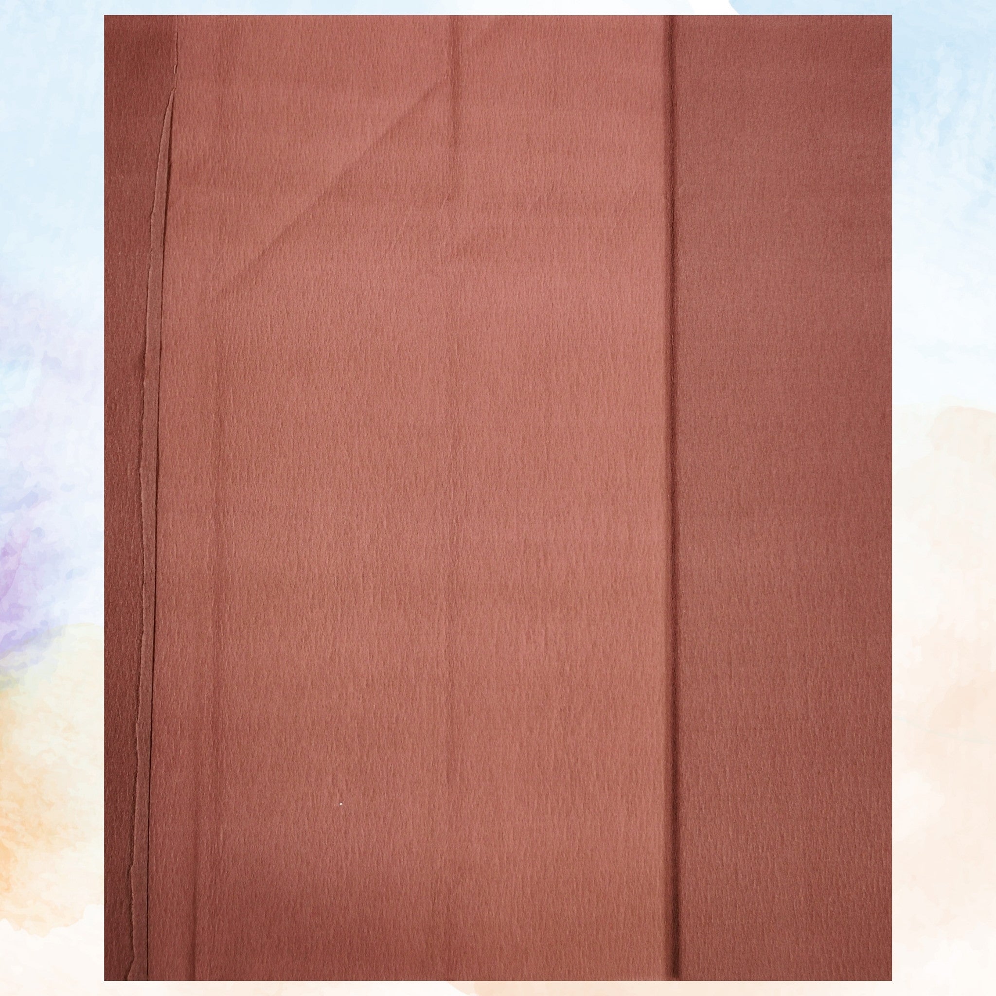 carnival-papers-crepe-papier-cr-pon-marron-50cmx3m-extensible image 5
