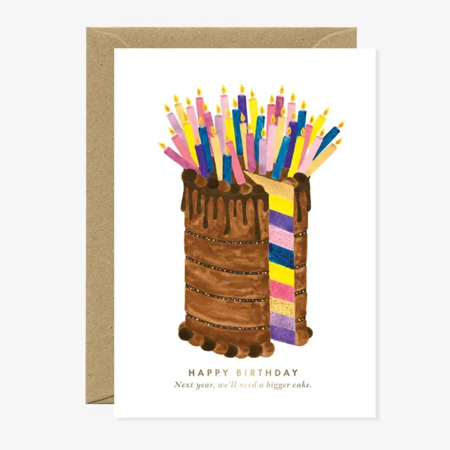 all-the-ways-to-say-bigger-cake-carte-voeux-anniversaire-a6-g-teau image 1
