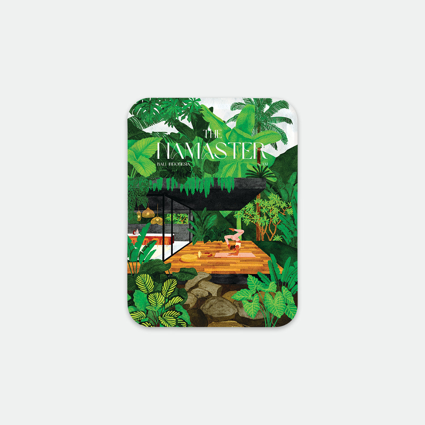all-the-way-to-say-the-namaster-plateau-petit-d-jeuner-yoga-27-cm image 1