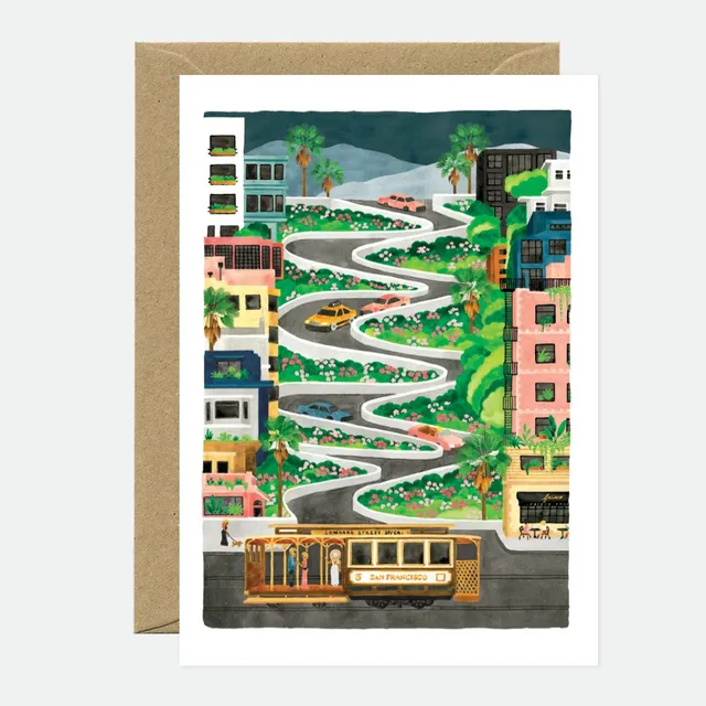 all-the-ways-to-say-san-francisco-carte-de-voeux-a6-ville image 1
