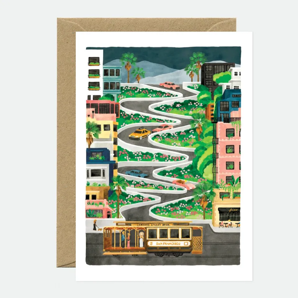 all-the-ways-to-say-san-francisco-carte-de-voeux-a6-ville image 1