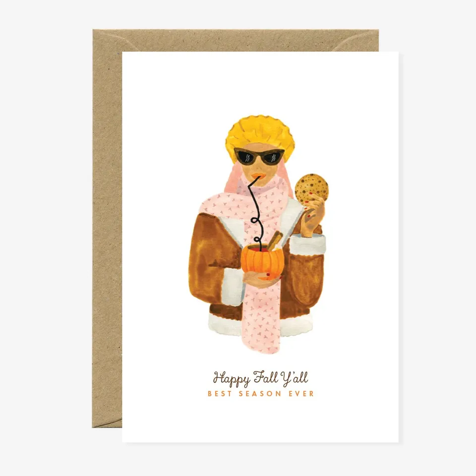 all-the-ways-to-say-happy-fall-carte-de-voeux-a6-automne image 1