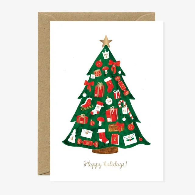 all-the-ways-to-say-calendar-carte-de-voeux-a6-sapin-no-l image 1