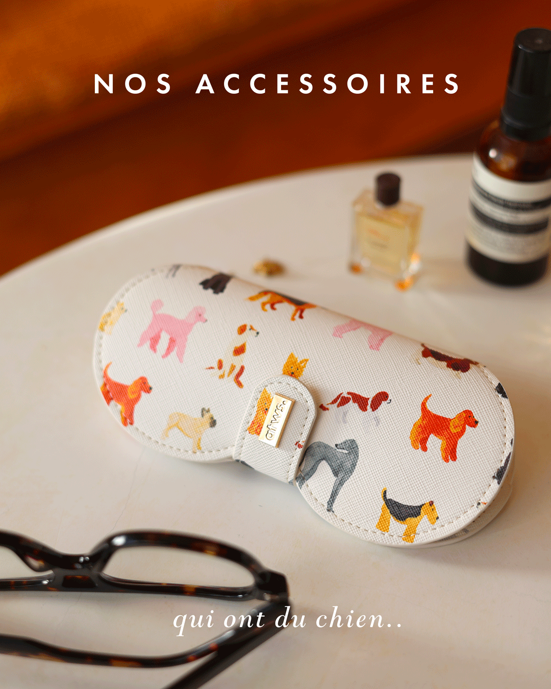 all-the-ways-to-say-dogs-tui-lunettes-chiens-cuir-pu image 2