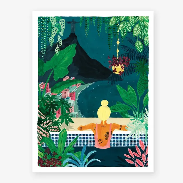 all-the-ways-to-say-rio-affiche-piscine-medium-29-7x39-7cm image 1