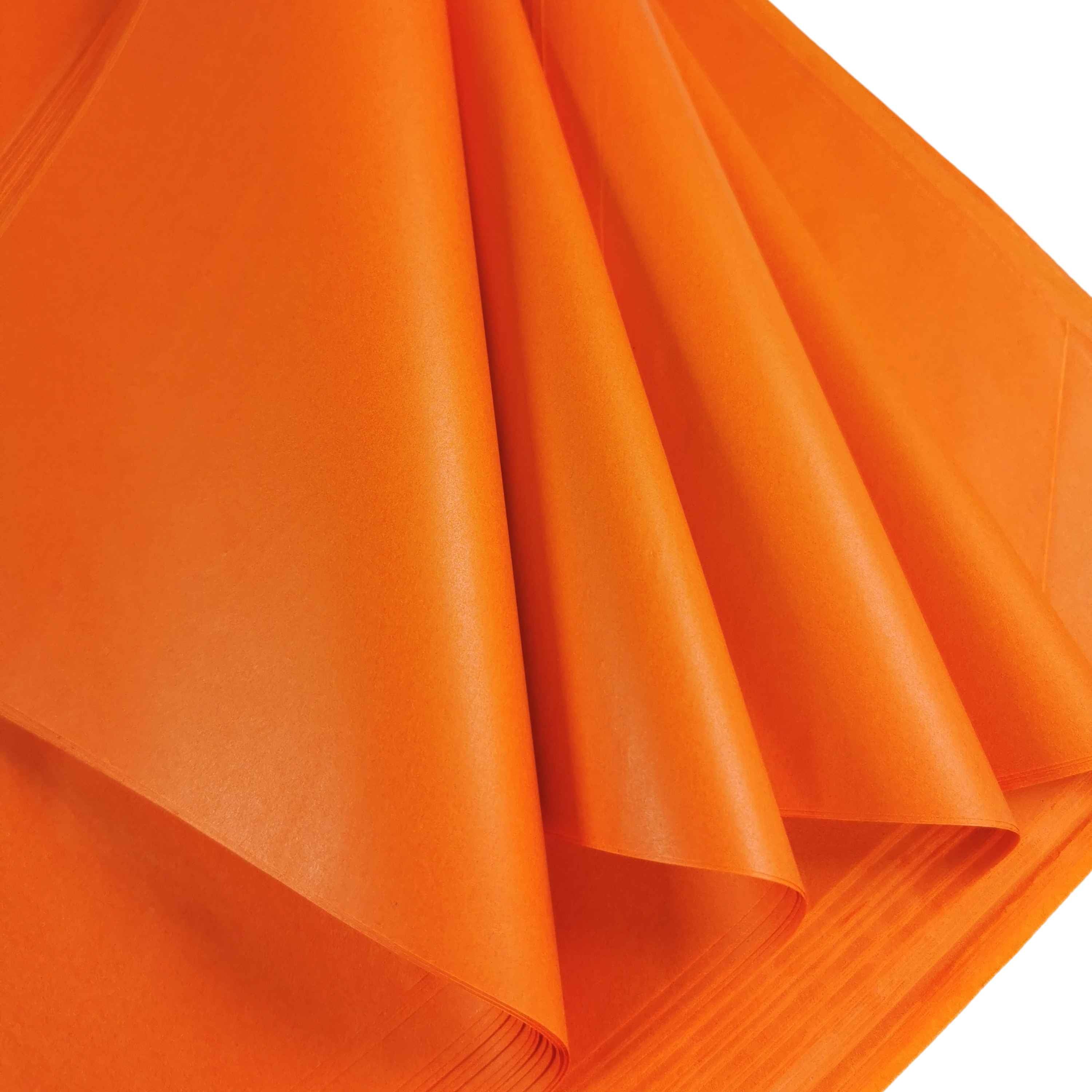 carnival-papers-tissue-papier-de-soie-orange-feu-10-feuilles image 3