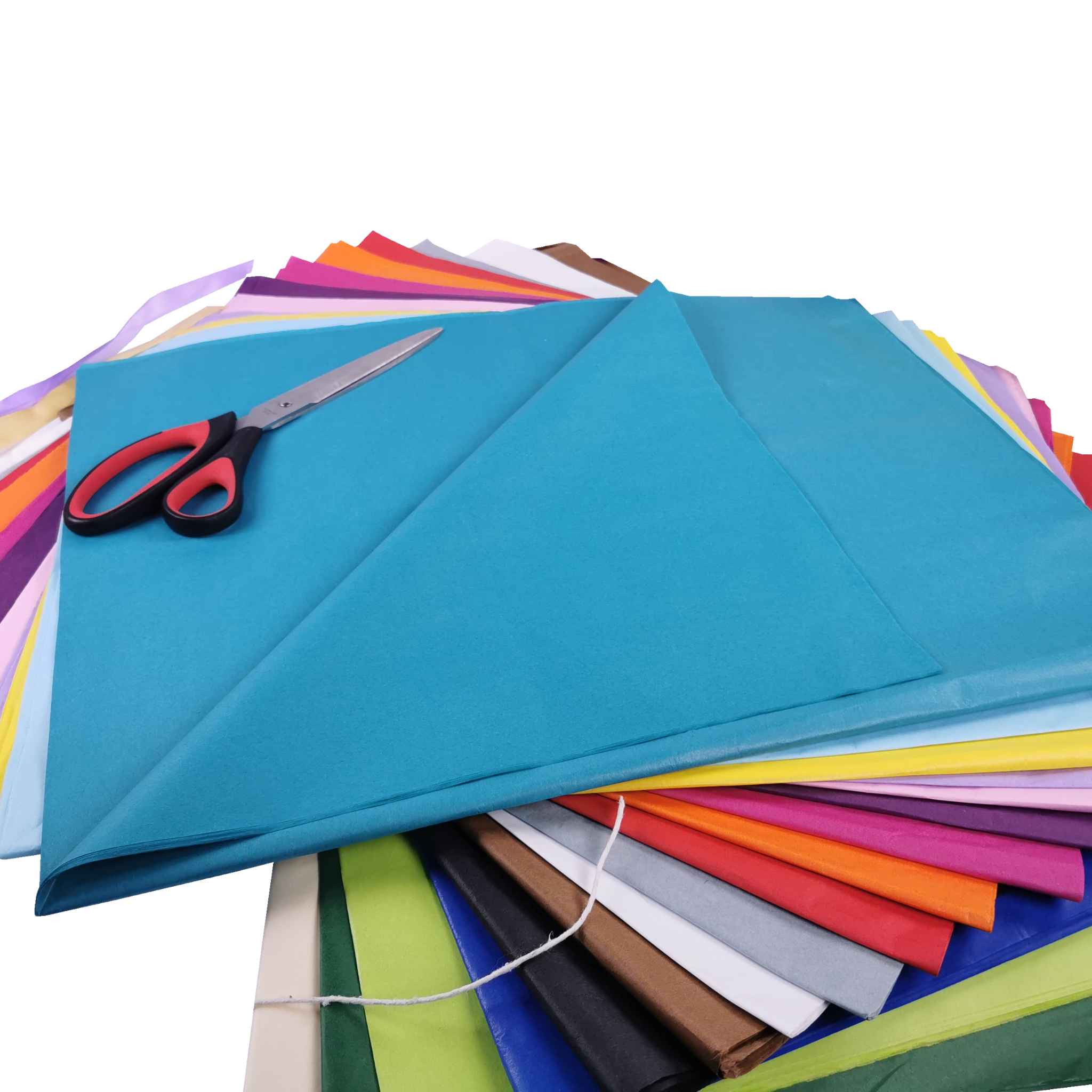 carnival-papers-tissue-paper-papier-de-soie-turquoise-50-feuilles image 7