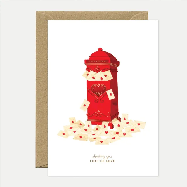 all-the-ways-to-say-love-mails-carte-voeux-dor-e-saint-valentin-a6 image 1