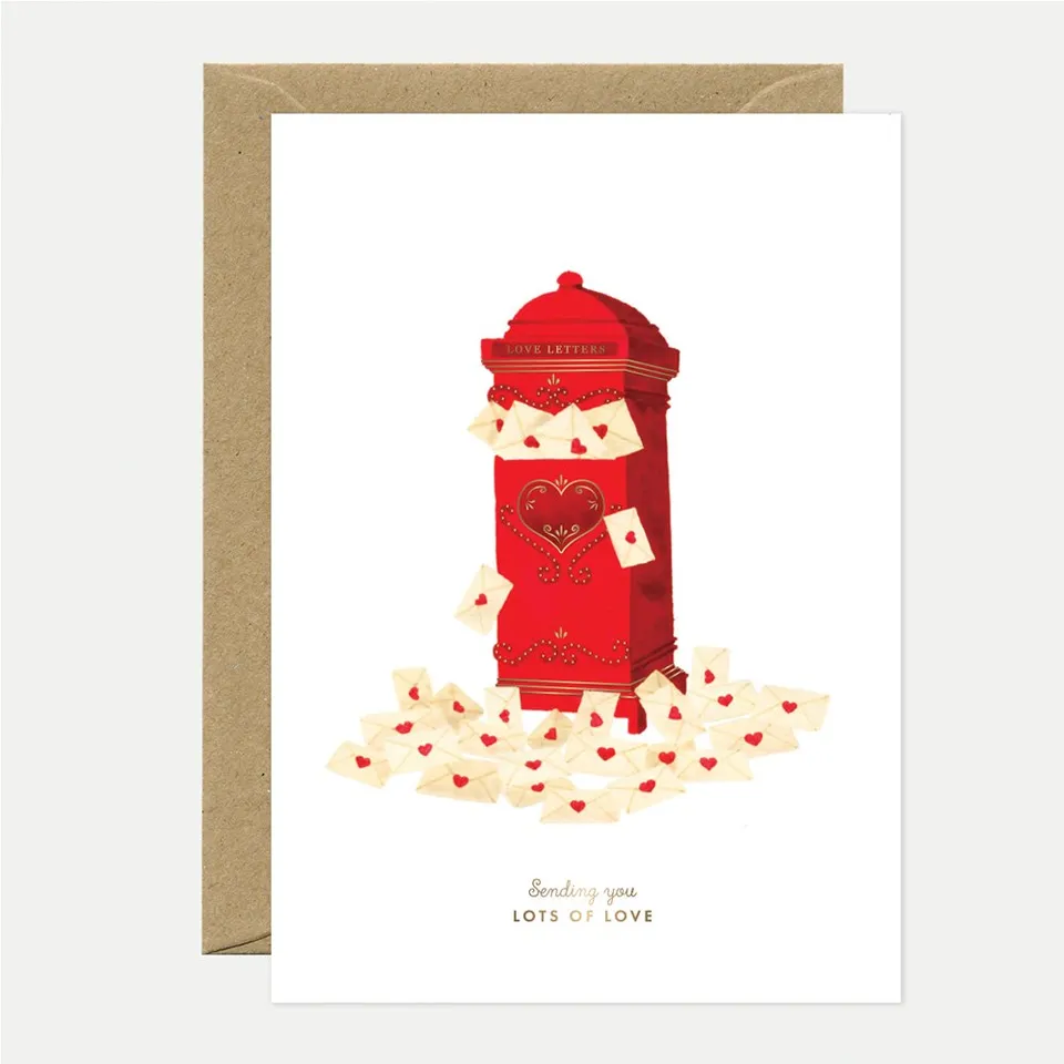 all-the-ways-to-say-love-mails-carte-voeux-dor-e-saint-valentin-a6 image 1
