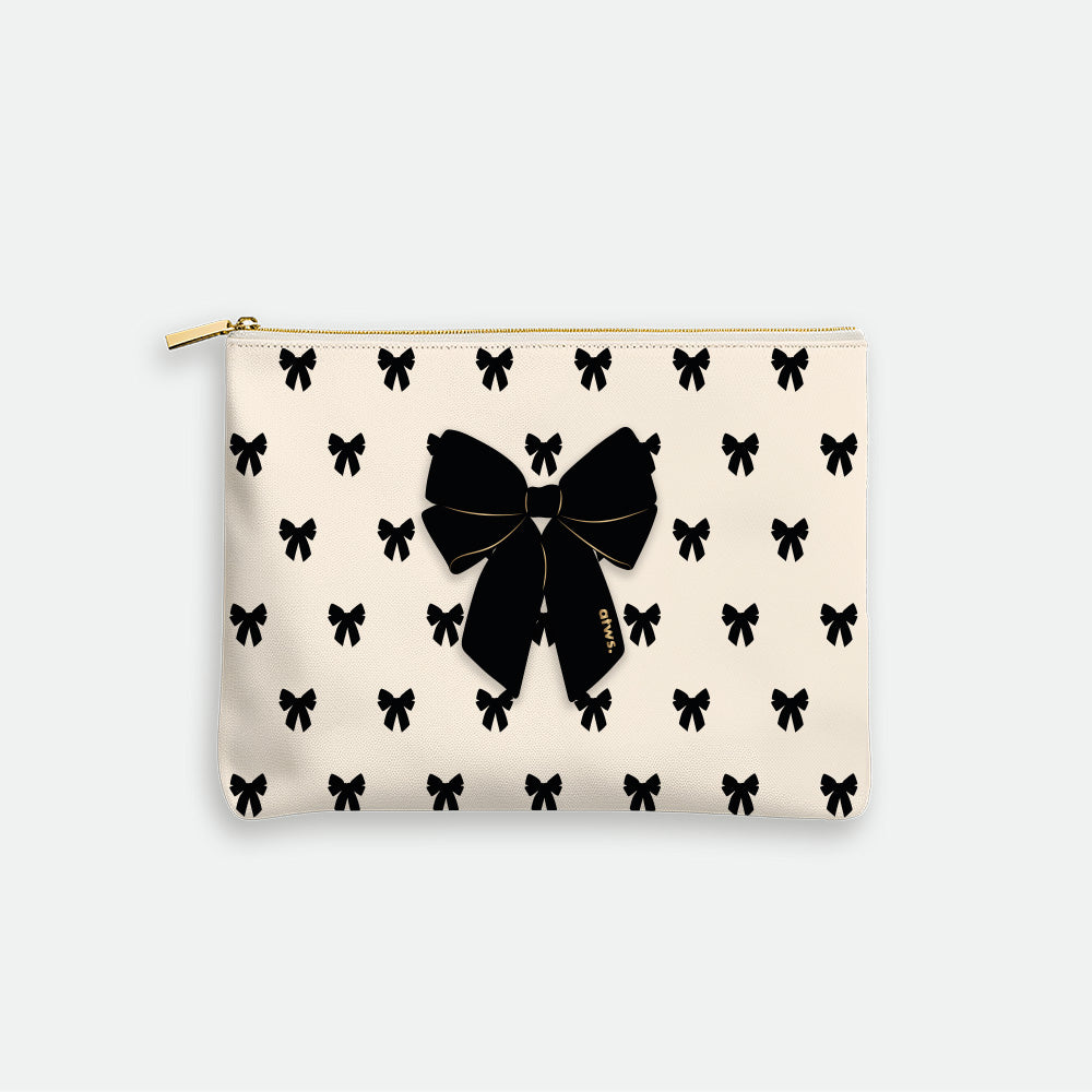 all-the-ways-to-say-black-bow-pochette-noeuds-19-cm image 1