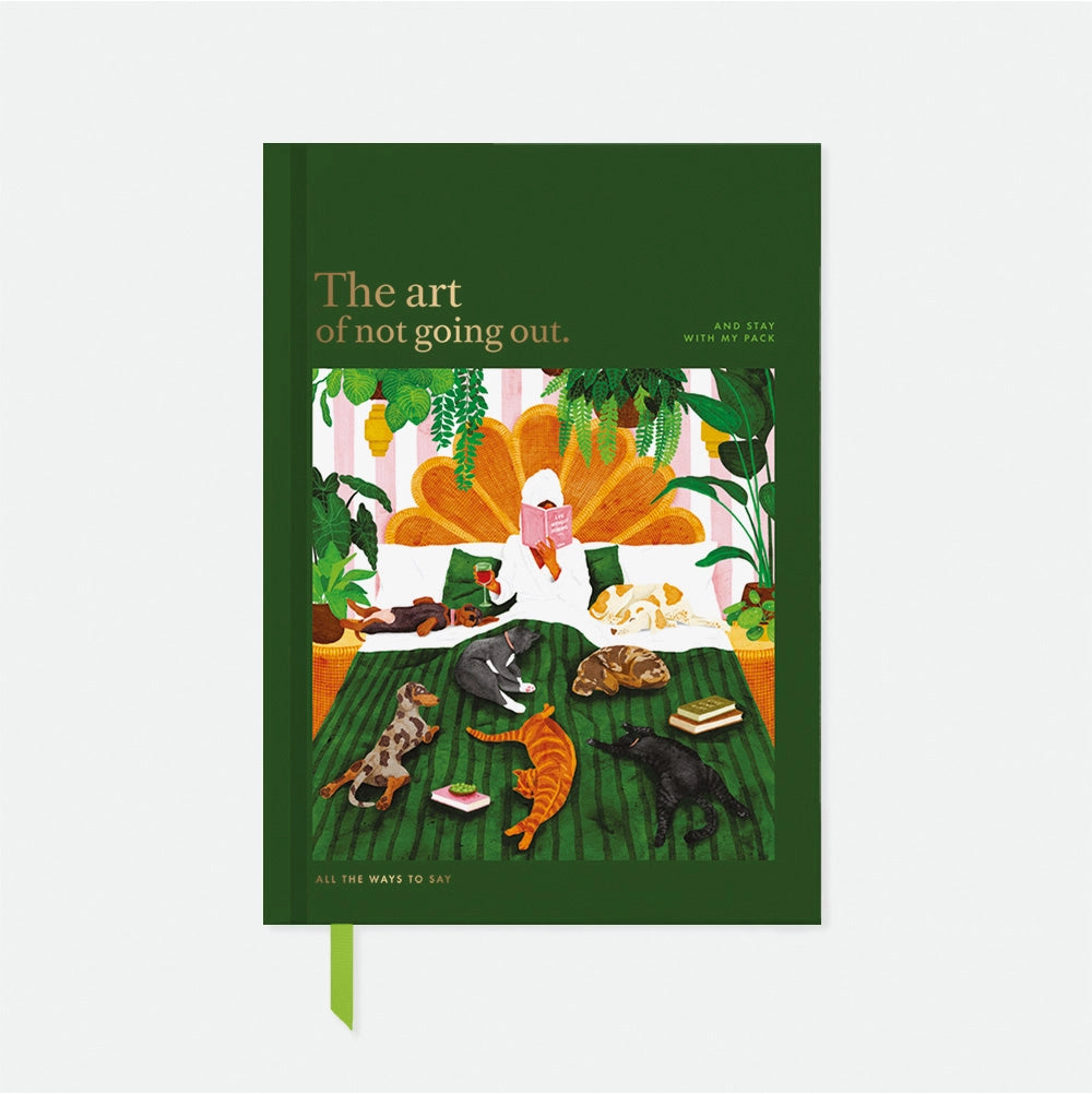 all-the-way-to-say-the-art-of-not-going-out-carnet-a5-lign image 1