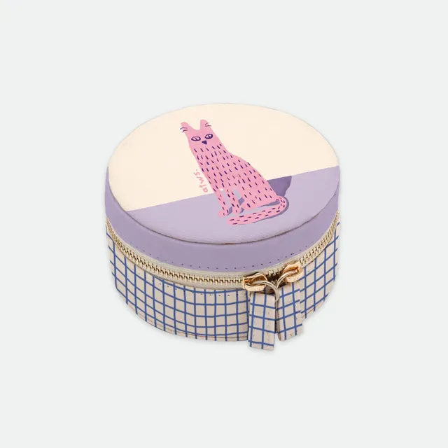 all-the-way-to-say-miscellaneous-bo-te-bijoux-ronde-cuir-pu image 1