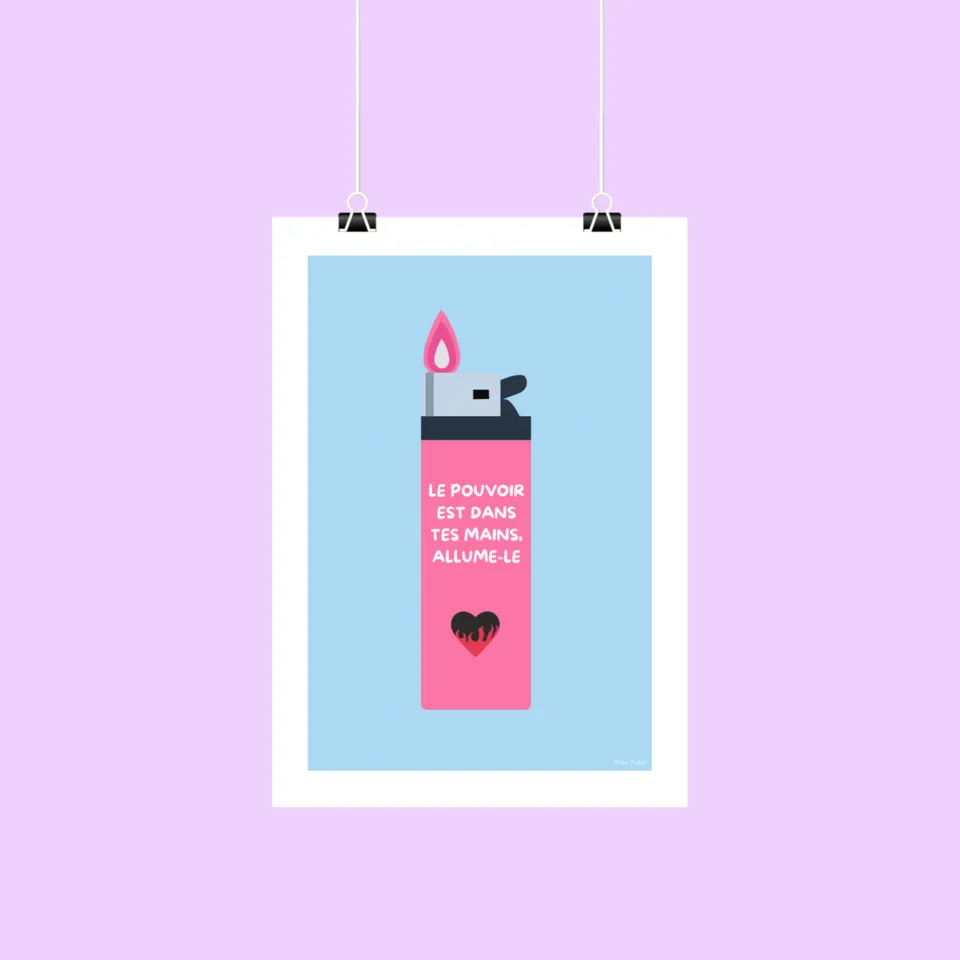 atelier-naholi-affiche-briquet-affiche-pouvoir-f-minin-a4-a5 image 1