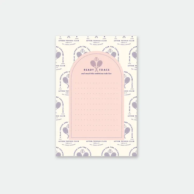 all-the-ways-to-say-tennis-club-bloc-notes-a6 image 1