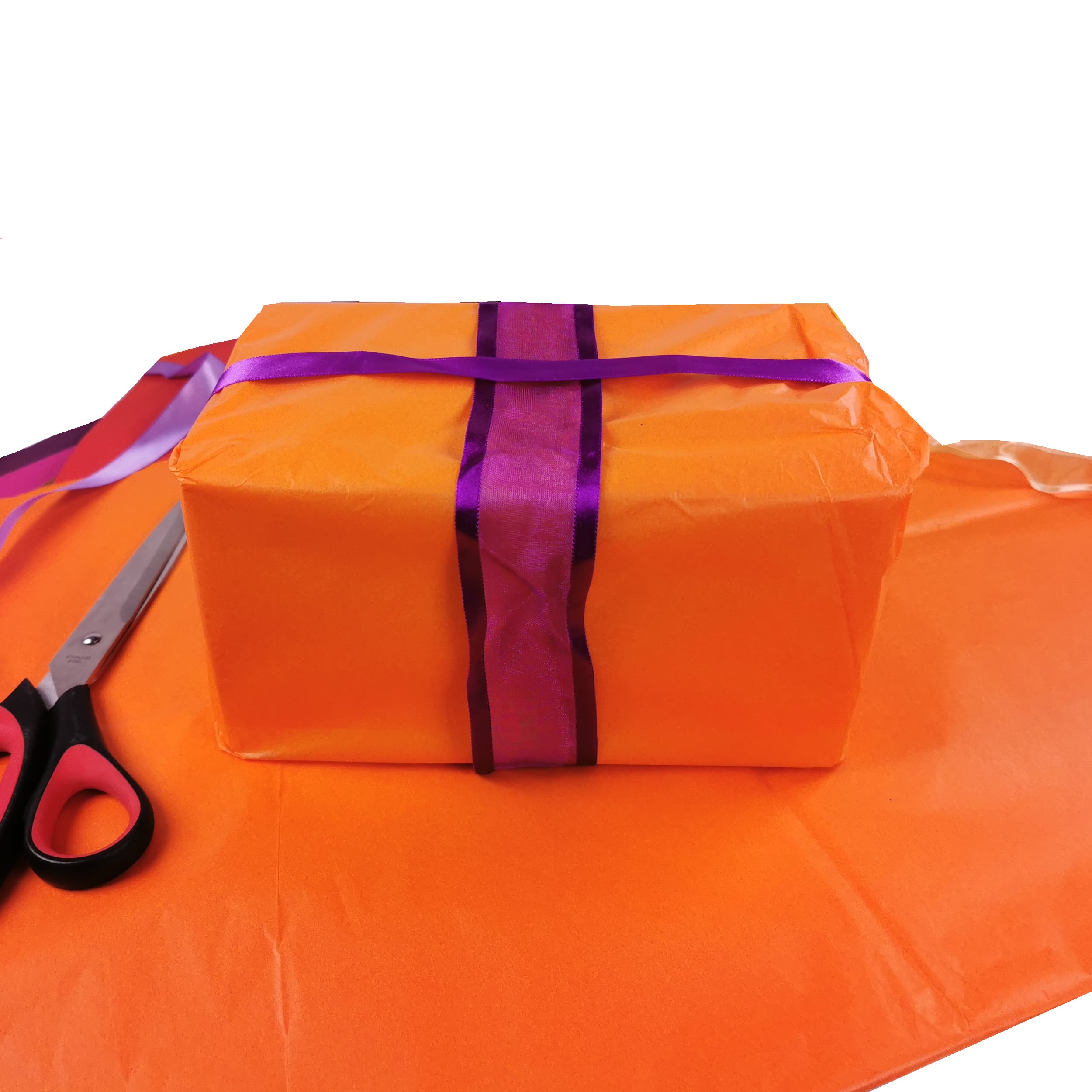 carnival-papers-tissue-papier-de-soie-orange-feu-10-feuilles image 5