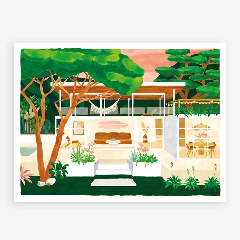 all-the-way-to-say-brisbane-affiche-petit-18x24-tropical image 1