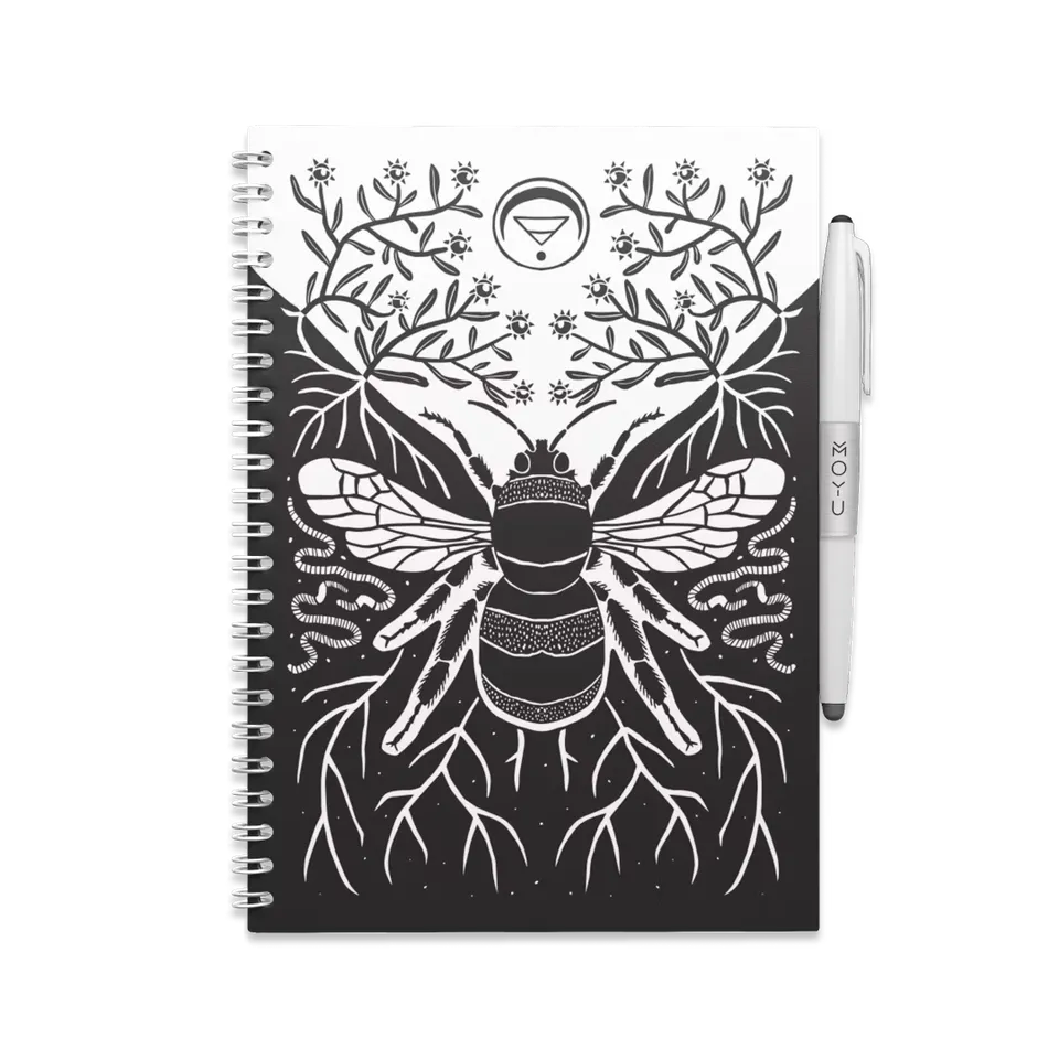 moyu-erasable-notebooks-a5-nature-awakening-carnet-effa-able image 1