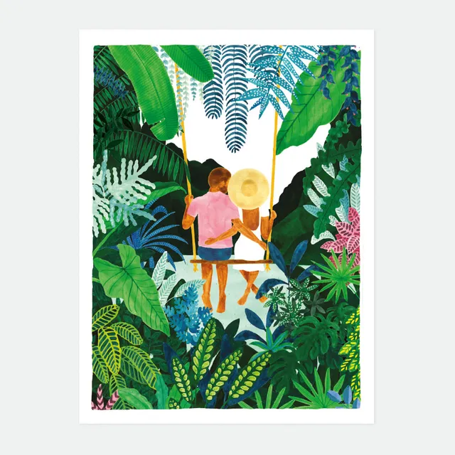 all-the-ways-to-say-swing-lovers-affiche-amoureux-18x24-cm image 1
