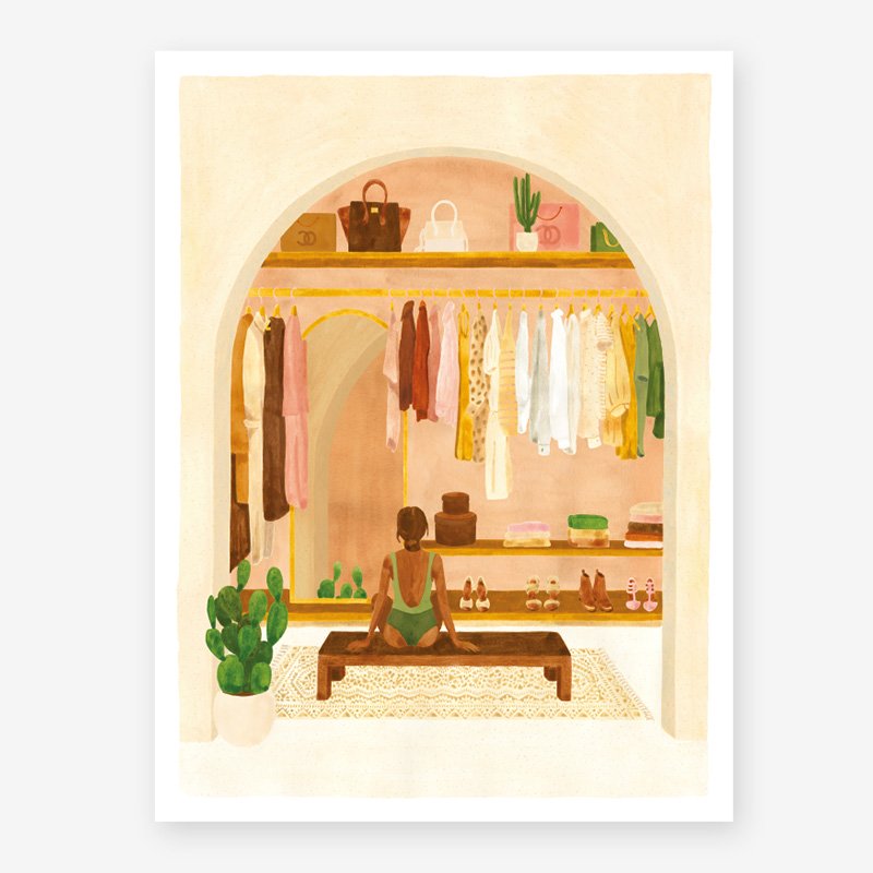 all-the-ways-to-say-dressing-affiche-mode-18x24-30x40-50x70 image 1