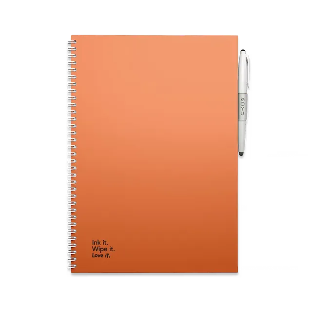 moyu-erasable-notebooks-carnet-effa-able-a4-sunset-orange image 1