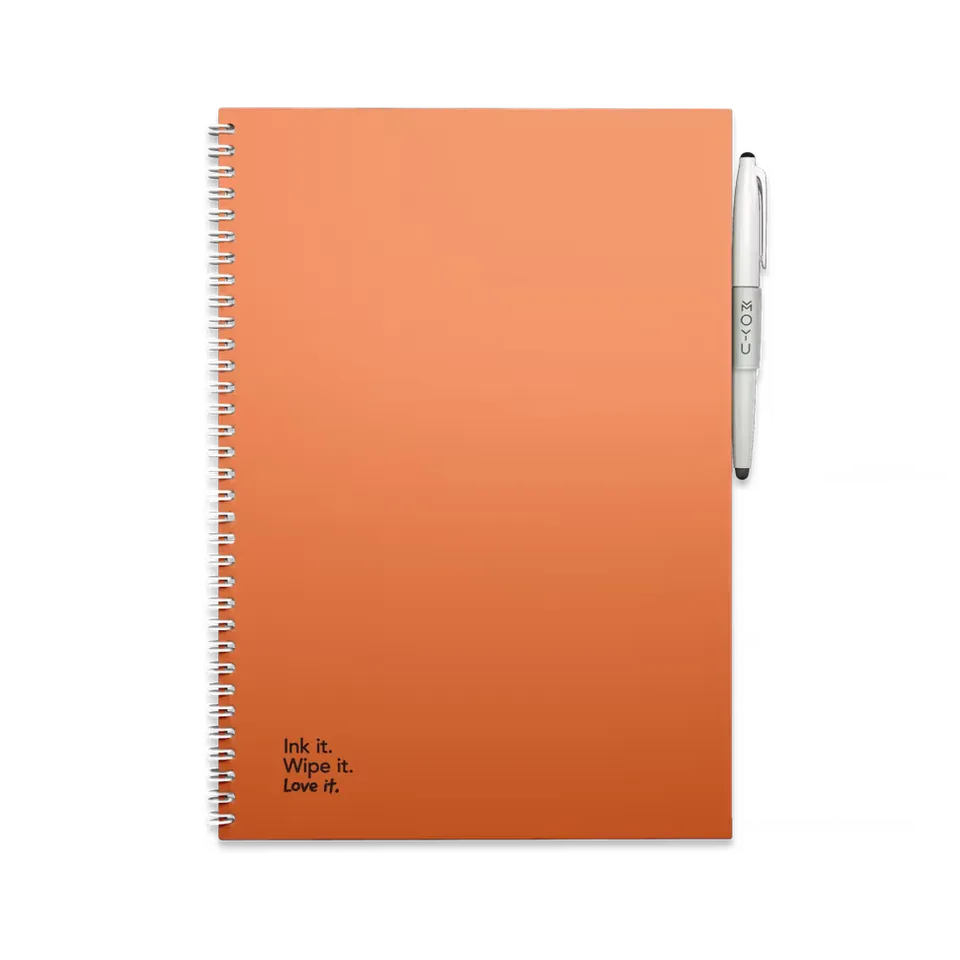 moyu-erasable-notebooks-carnet-effa-able-a4-sunset-orange image 1