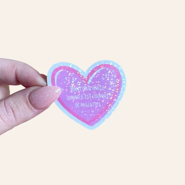 atelier-naholi-sticker-c-ur-mon-c-ur-brille-5-05-cm image 1