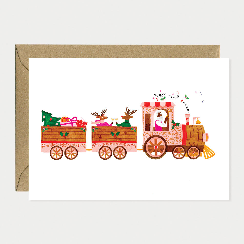 all-the-ways-to-say-christmas-train-carte-no-l-a6 image 1