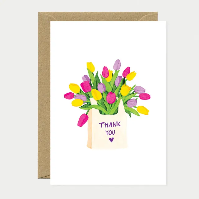 all-the-ways-to-say-thank-you-tulip-bag-carte-remerciement-tulipes image 1