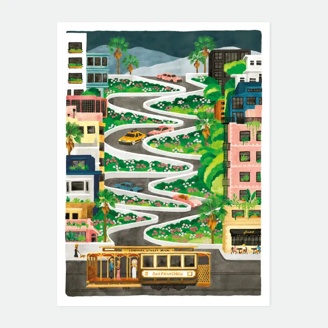 all-the-ways-to-say-lombard-street-affiche-29-7x39-7-cm image 1