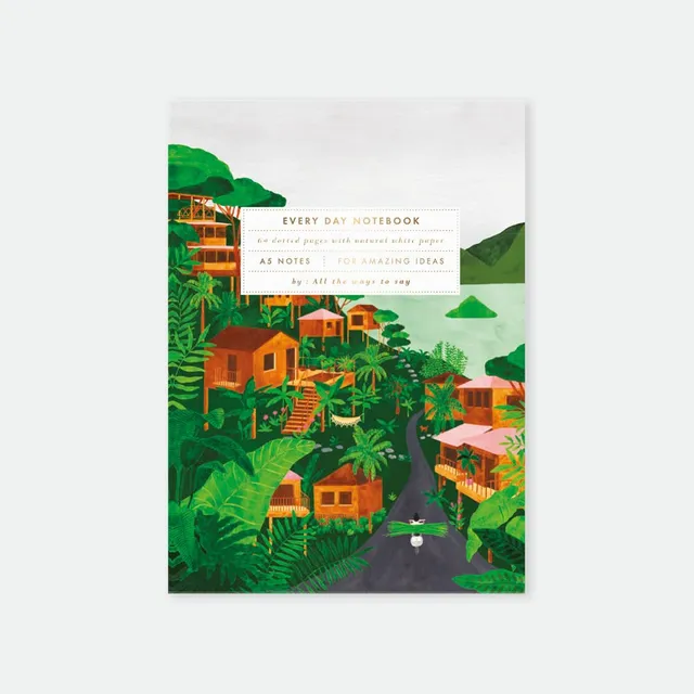 all-the-ways-to-say-lodges-carnet-a5-voyage-dorure image 1