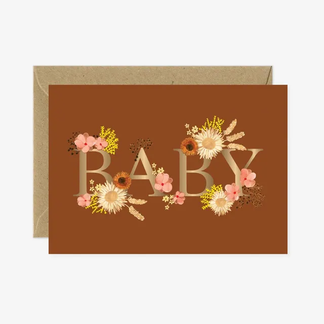 all-the-way-to-say-baby-bouquet-carte-de-v-ux-a6-naissance image 1