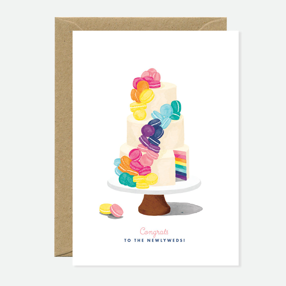 all-the-ways-to-say-newlyweds-pride-carte-mariage-a6-arc-en-ciel image 1