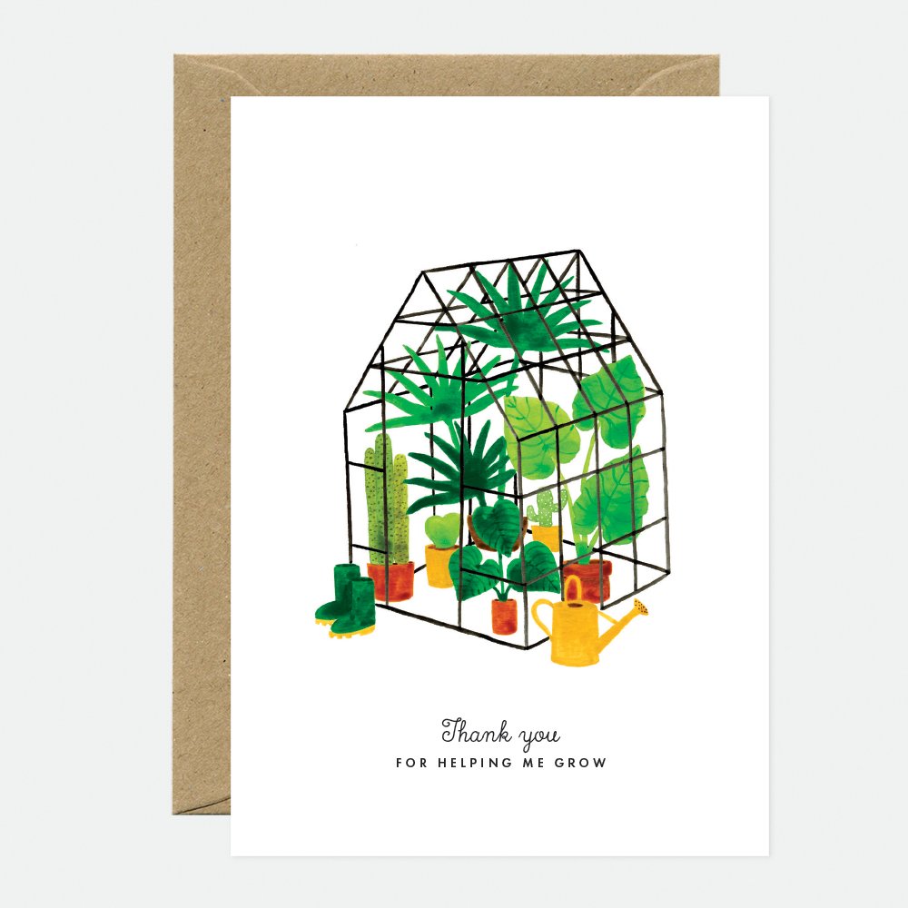 all-the-ways-to-say-mini-greenhouse-carte-remerciement-a6 image 1