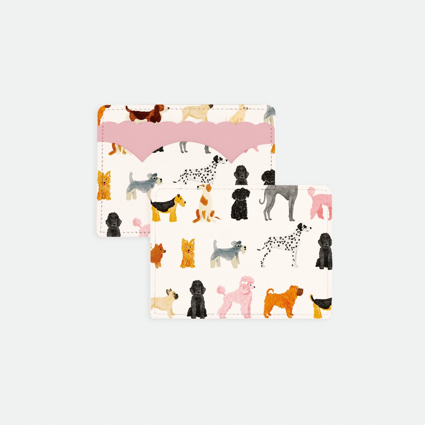 all-the-ways-to-say-dogs-porte-cartes-cuir-pu-chiens image 1
