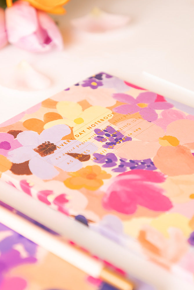 all-the-ways-to-say-flower-garden-carnet-a5-fleurs-dorure image 3
