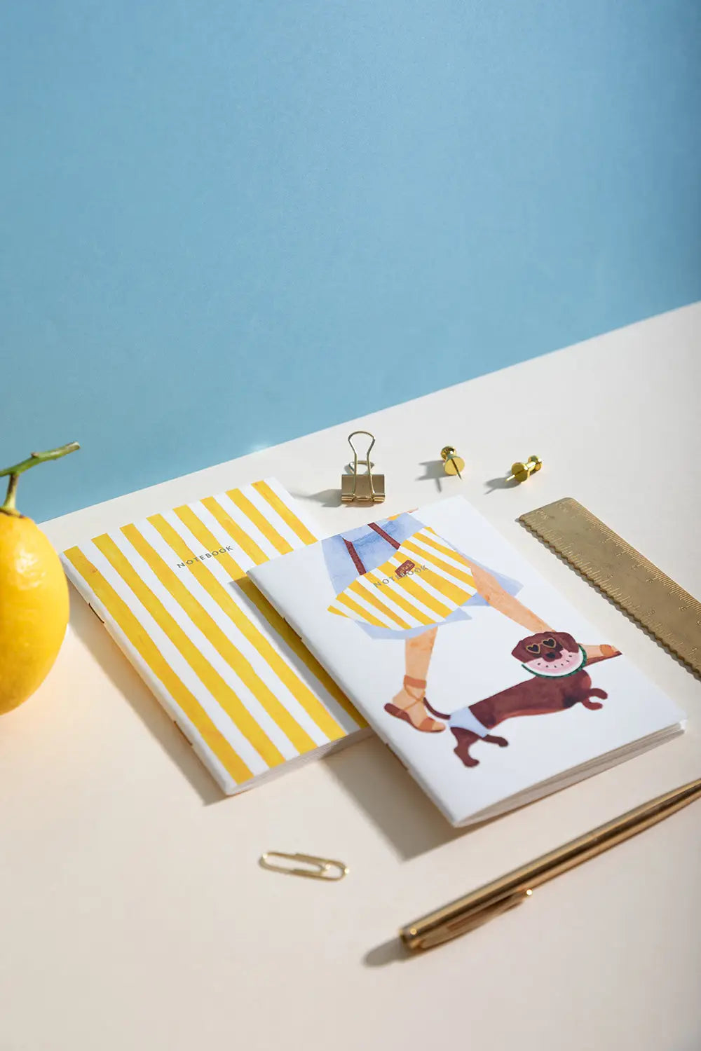 all-the-ways-to-say-summer-dachshund-duo-carnets-poche-a6 image 6