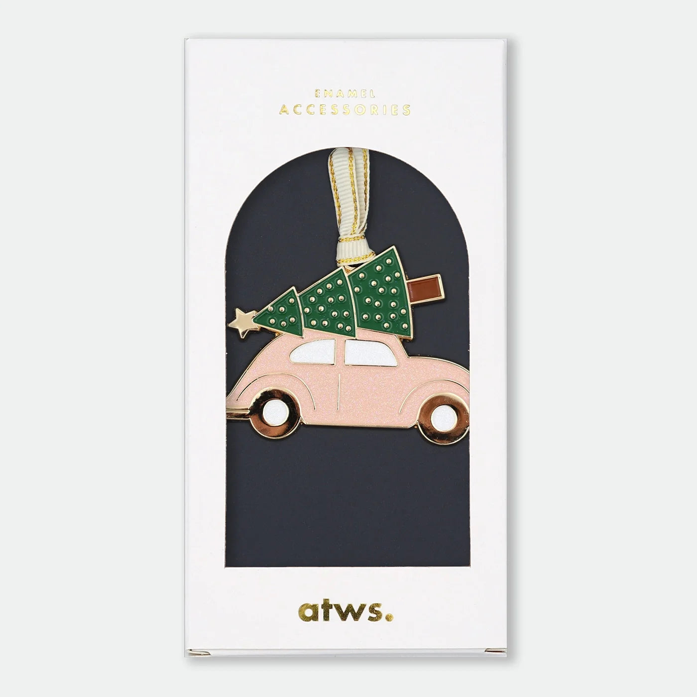 all-the-way-to-say-christmas-car-ornement-no-l-voiture-rose image 1