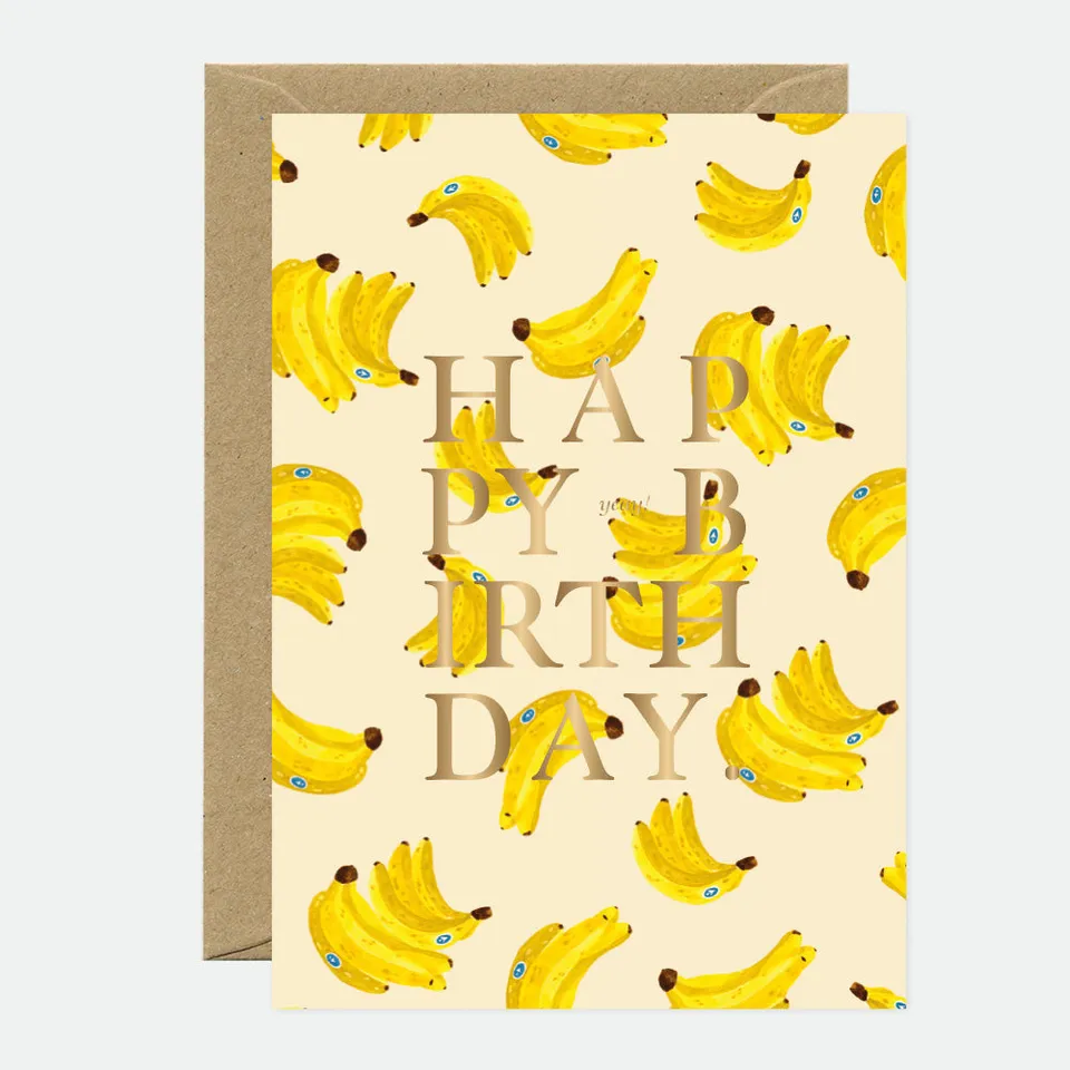 all-the-ways-to-say-bananas-carte-anniversaire-dor-e-a6 image 1