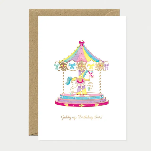all-the-ways-to-say-giddy-up-carte-de-voeux-a6-dor-e image 1